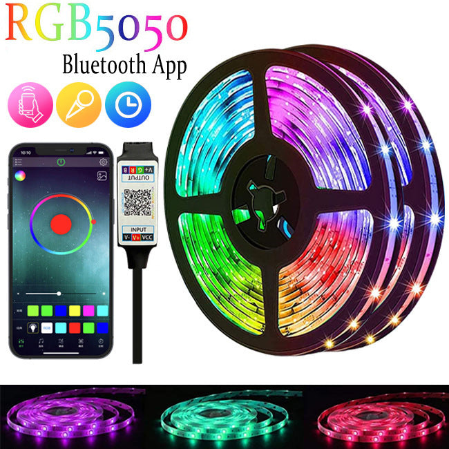 LED Light Strip with Remote Control USB