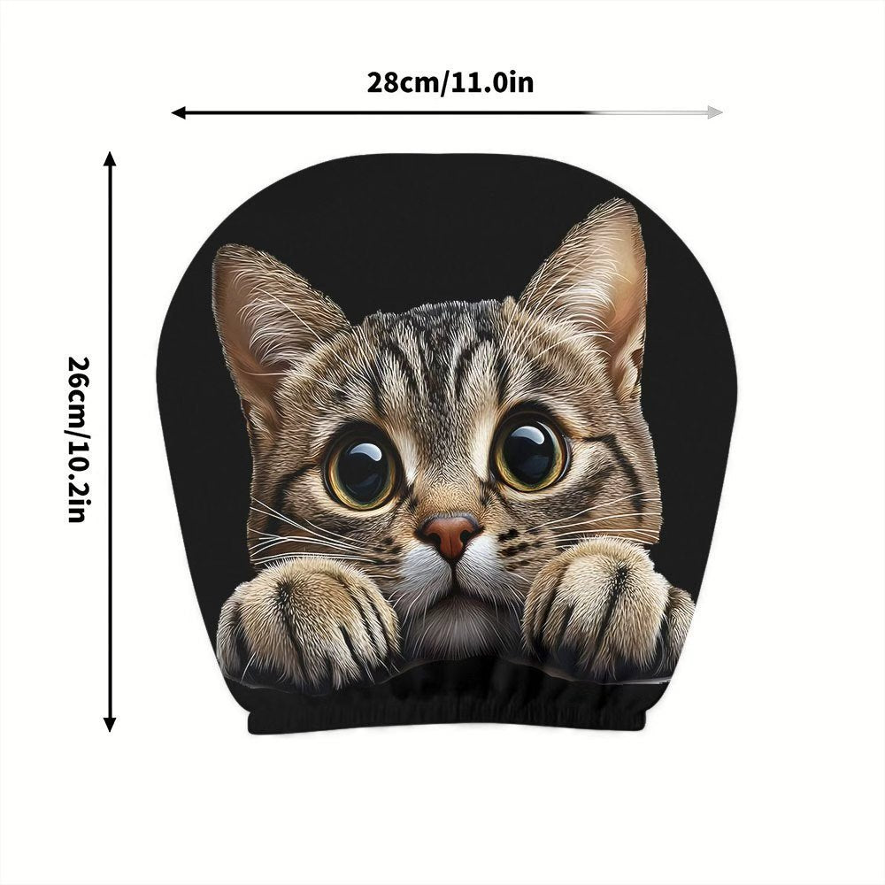 Car headrest cover