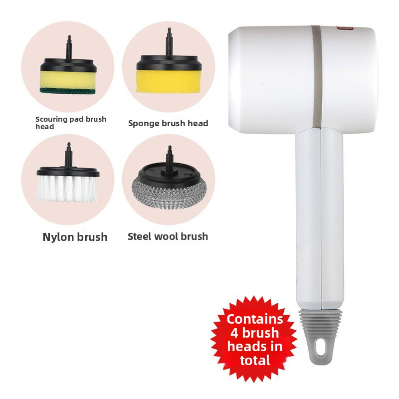 Multifunctional Electric Cleaning Brush Handheld Wireless Rechargeable Bottle Brush