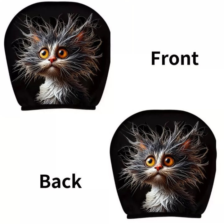 Car headrest cover