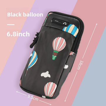 Hot Air Balloon Black 6.8in Lightweight
