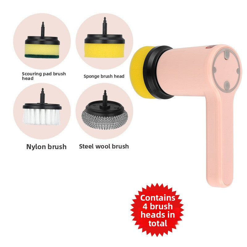 Multifunctional Electric Cleaning Brush Handheld Wireless Rechargeable Bottle Brush