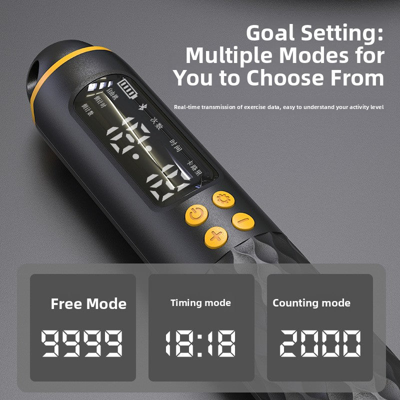 Intelligent Counting Skipping Rope Rechargeable Dual-Mode Fitness Rope