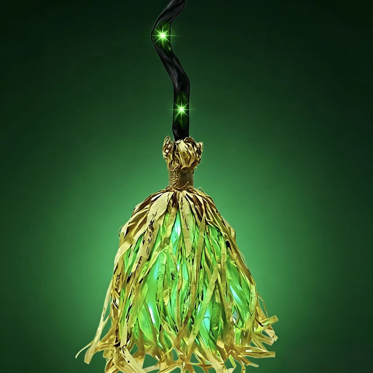 Glowing Motion Activated Witch Broom with Sound Effects