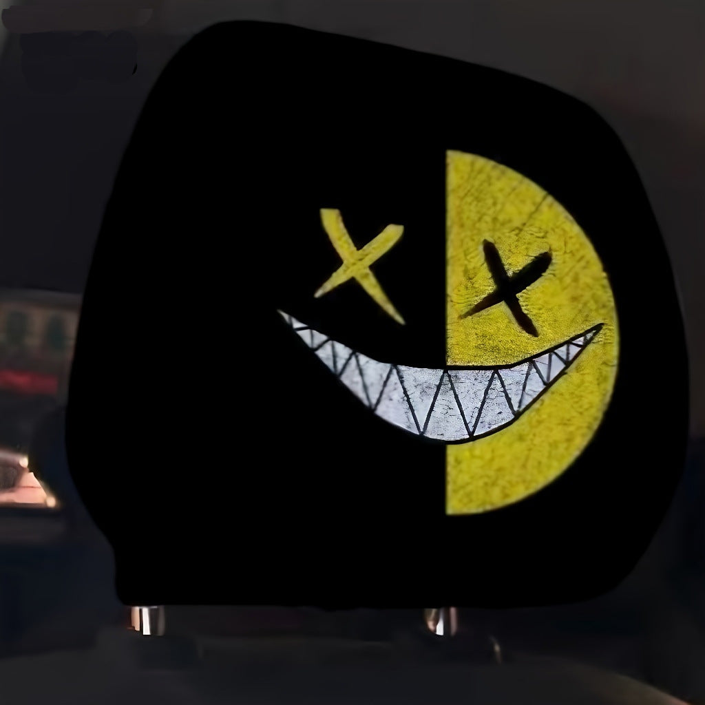 Car headrest cover