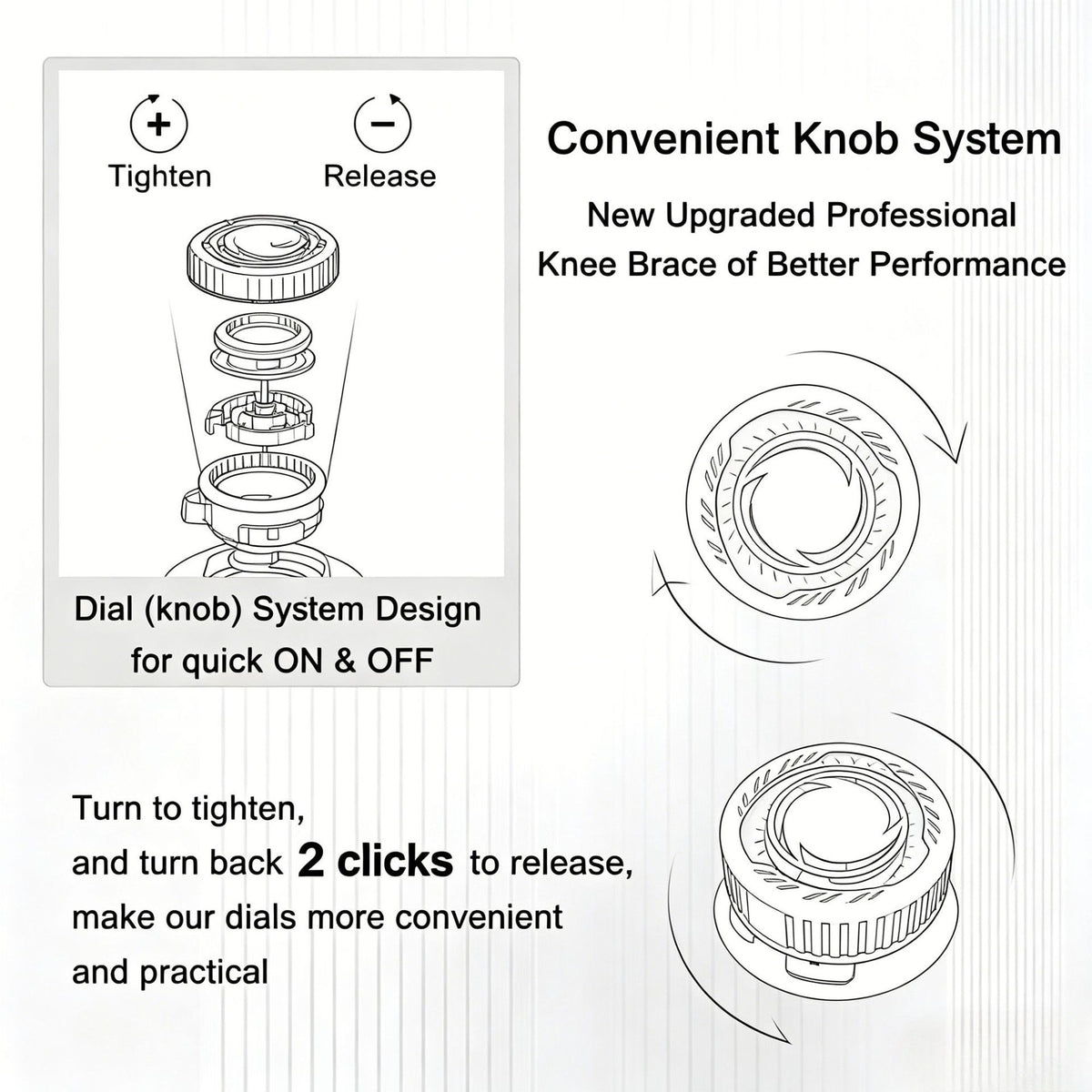 Adjustable Compression Knee Support