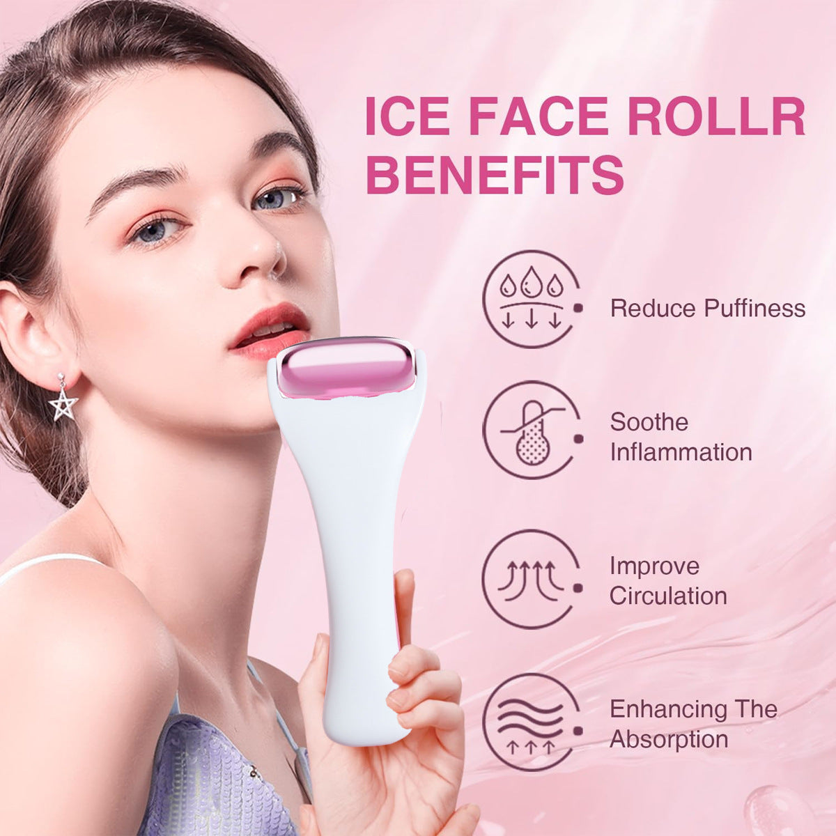 Rose Gold Face & Body Massage Roller
