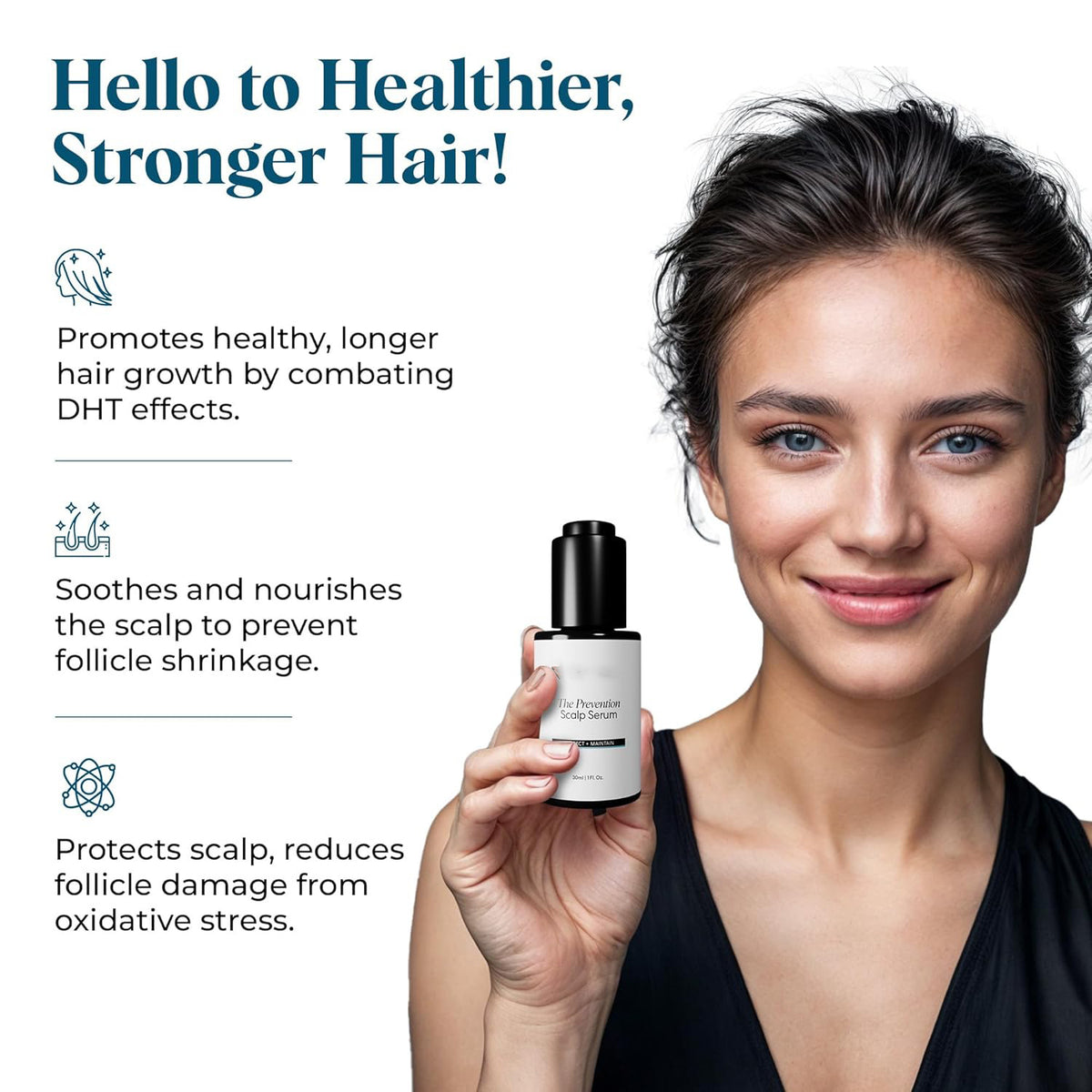 Dense Hair Moisturizing, Smooth and Shiny Hair/Hair Prevention/Hair Loss Scalp Essence 30ml