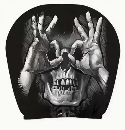 Car headrest cover