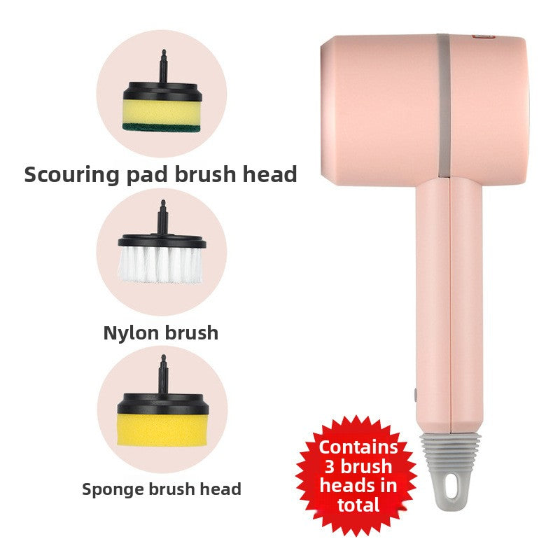 Multifunctional Electric Cleaning Brush Handheld Wireless Rechargeable Bottle Brush