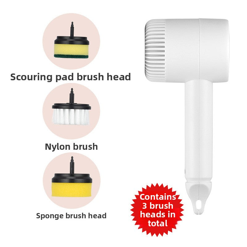 Multifunctional Electric Cleaning Brush Handheld Wireless Rechargeable Bottle Brush