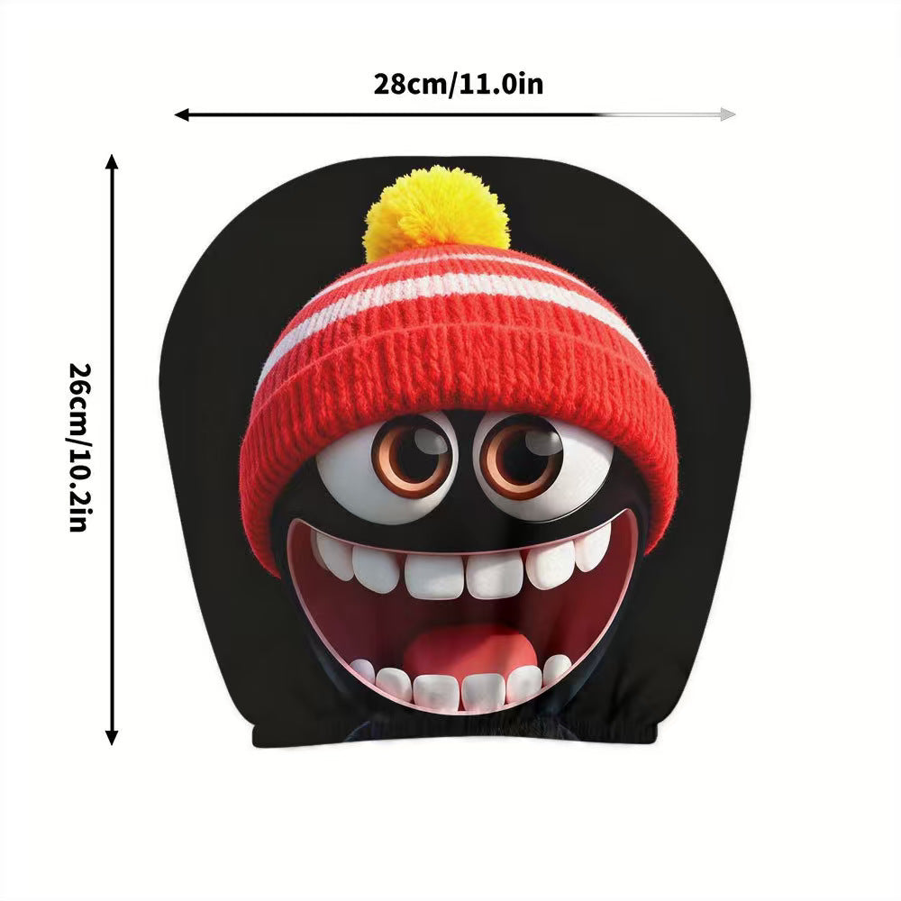 Car headrest cover